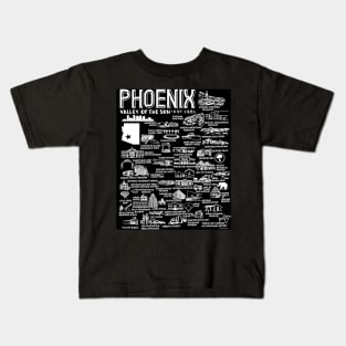 Phoenix Map Kids T-Shirt